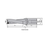 Indexable drills Indexable drills series ZTD04 - Makotools Industrial Supply Tools for Metal Cutting